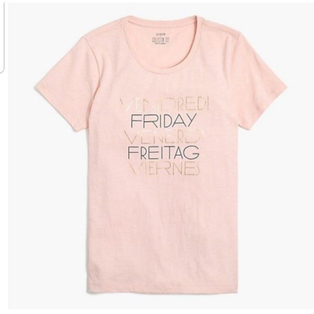 J. Crew ‘Friday’ Collector’s Tee NWT